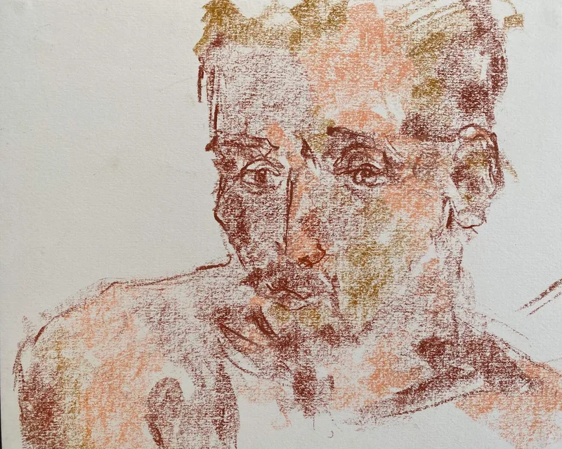 Portrait Drawing by Hans van den Eijnde